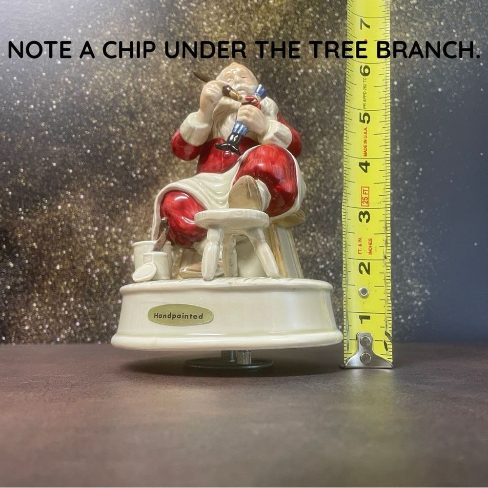 Otagiri “Here Comes Santa Claus” Music Box — READ - Picture 11 of 11